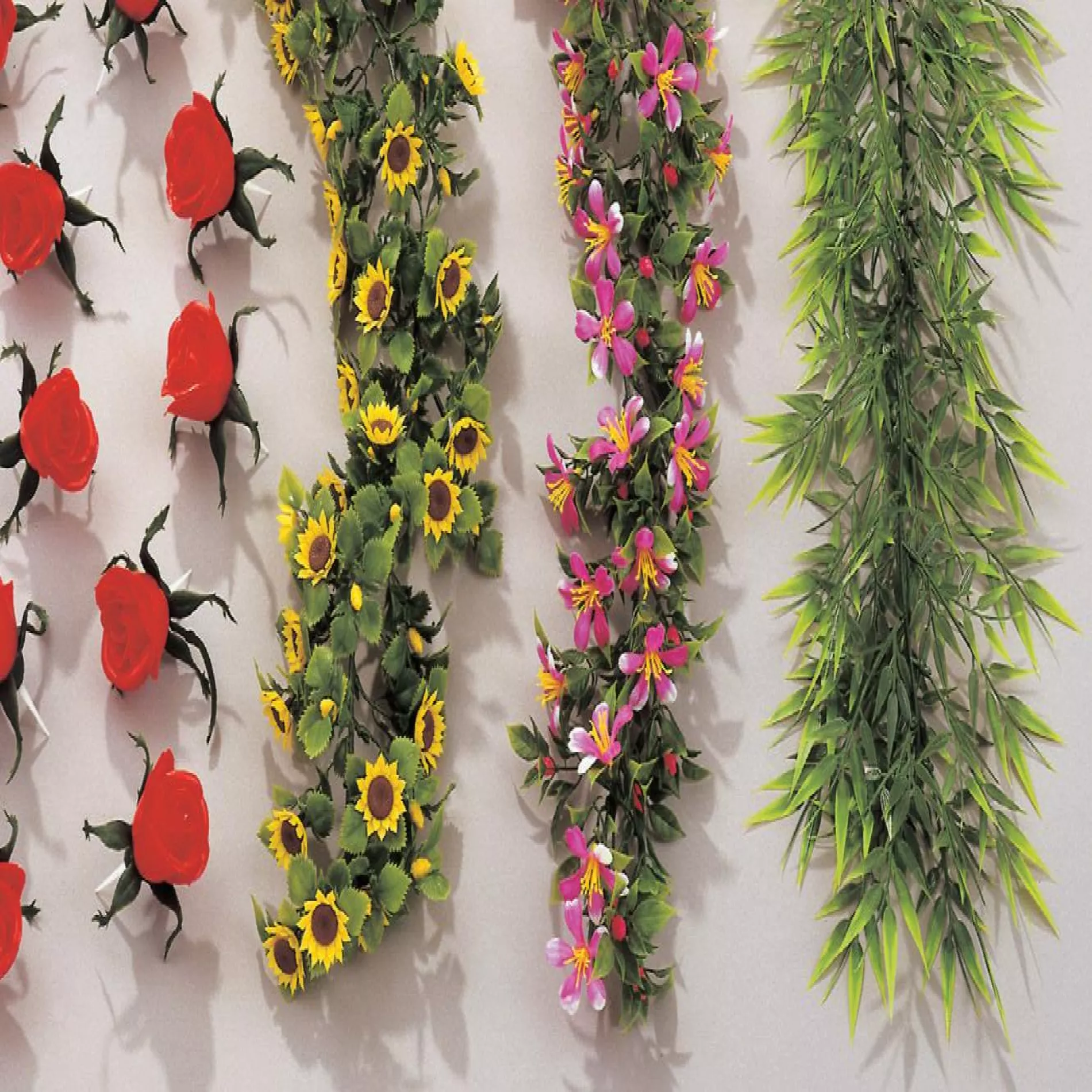Guirlandes de fleurs et fleurs à piquer Visuel